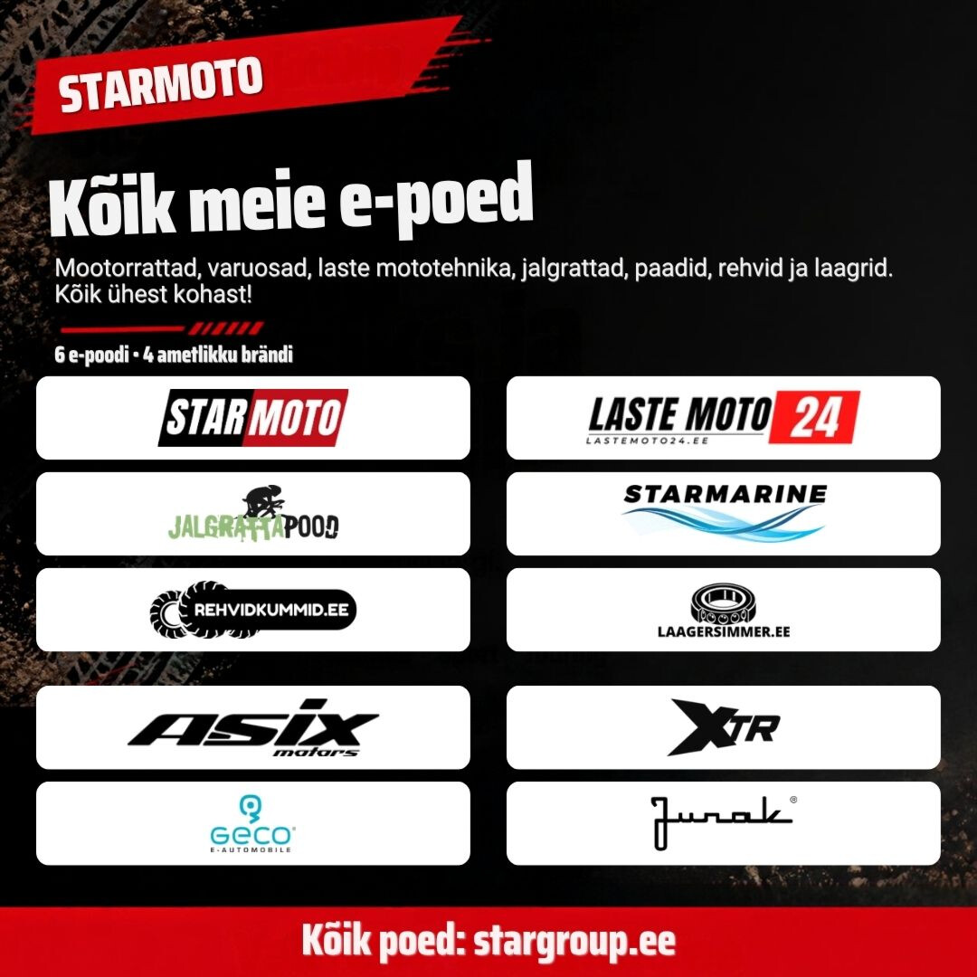 Stargroupi e-poed: 6 poodi ja 4 ametlikku brändi ühest perest