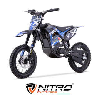 Laste krossiratas Nitro Motors ECO Tiger VX DLX 1600W 48V 14/12 LITHIUM