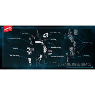 Leatt Knee cup Junior C-Frame Right