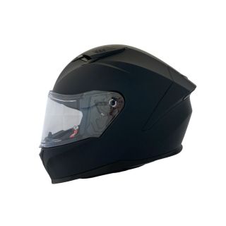 APEX kiiver FI100 ühtlane matt must JNR