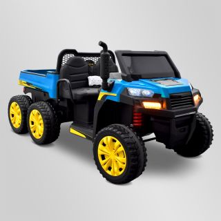 TRACTEUR ÉLECTRIQUE ENFANT BLEU