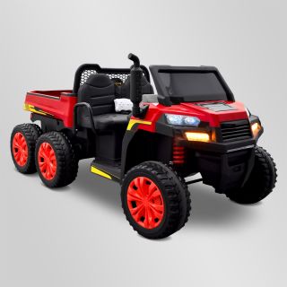 TRACTEUR ÉLECTRIQUE ENFANT ROUGE