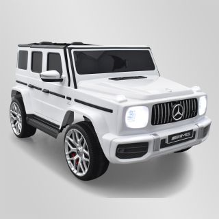 Laste elektriauto MERCEDES AMG G63 2 PLACES BLANC