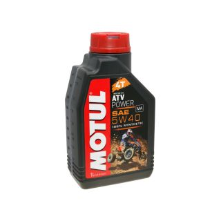 Motul engine oil 4-stroke 4T 5W40 ATV Power 1 Liter