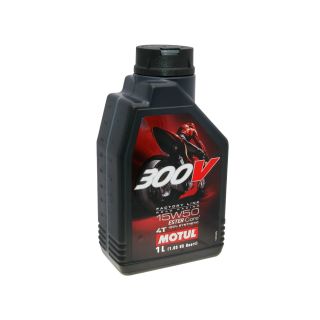 Motul mootoriõli 4-taktiline 4T 15W50 300V Factory Line Road Racing 1 liiter