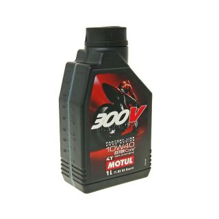 Motul mootoriõli 4-taktiline 4T 10W40 300V Factory Line Road Racing 1 liiter