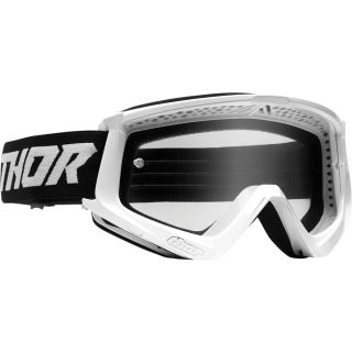 GOGGLE COMBAT YTH WH/BK